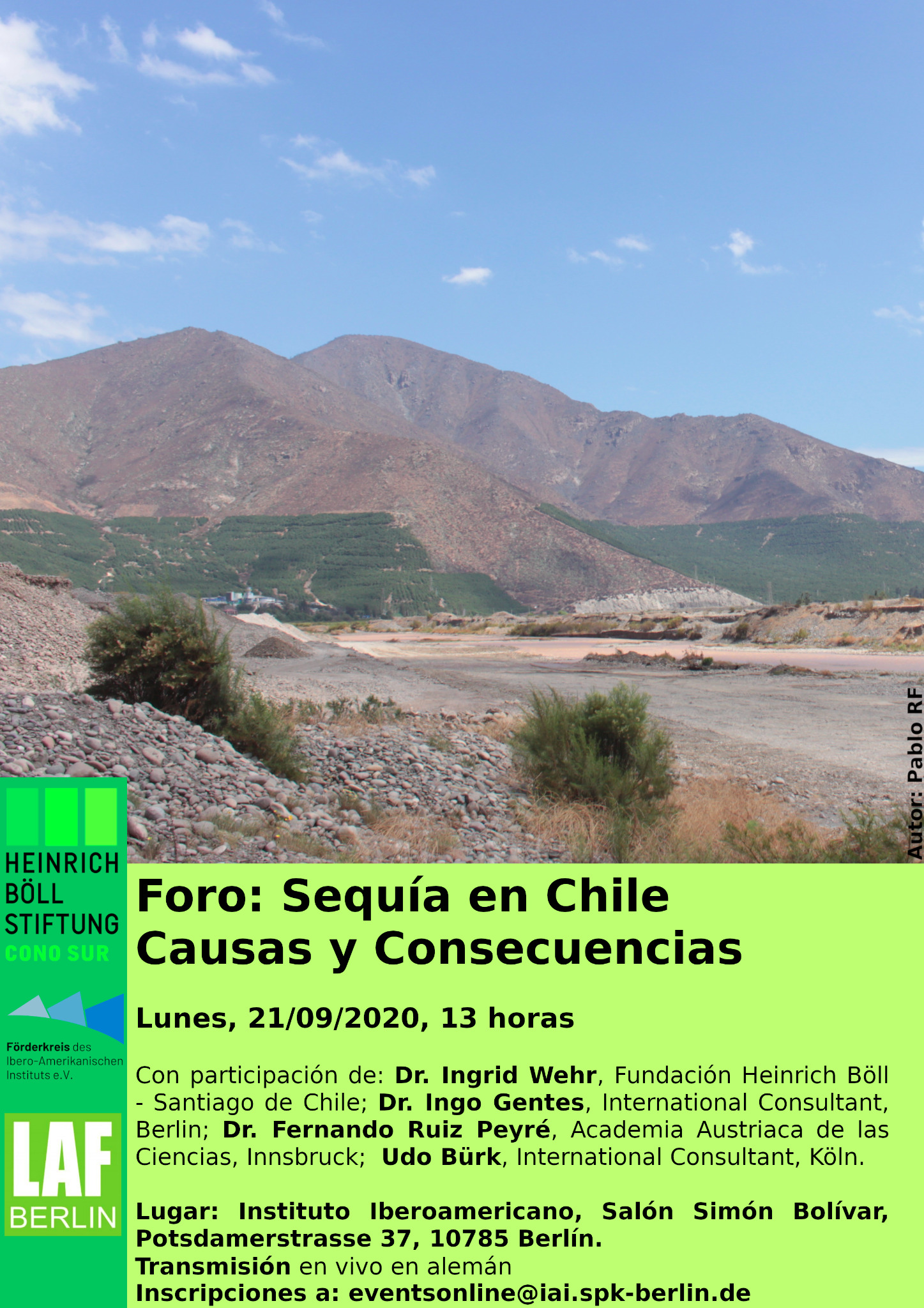 Foro Sequía en Chile 