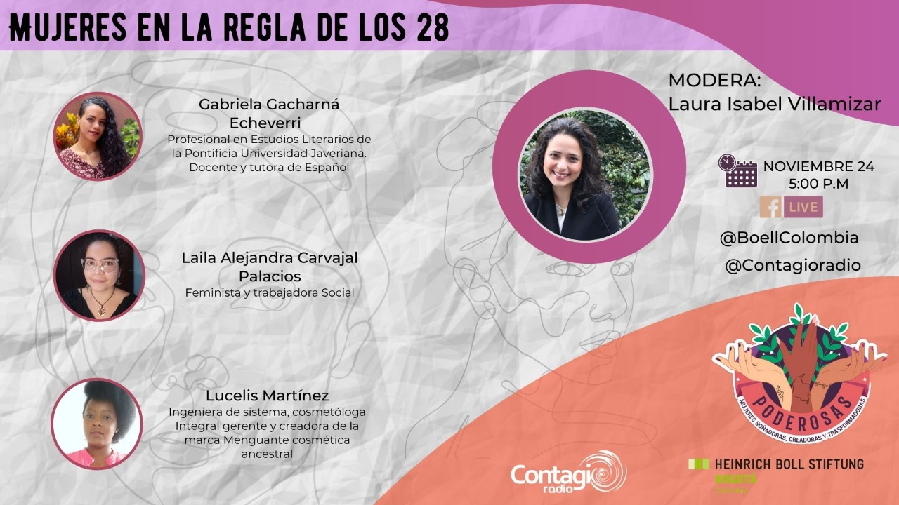 Mujeres en la regla de los 28