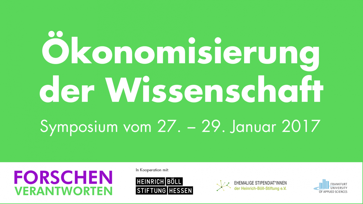 Ökonomisierung der Wissenschaft