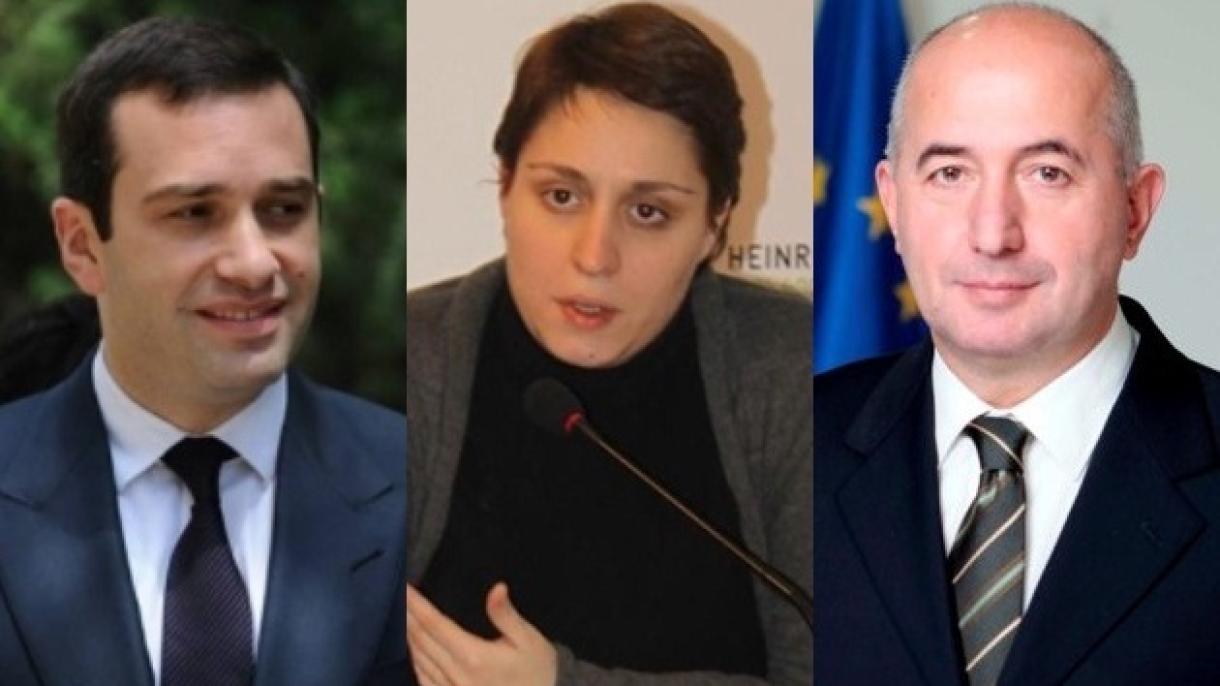 Irakli Alasania, Helen Khoshtaria, Paata Zakareishvili