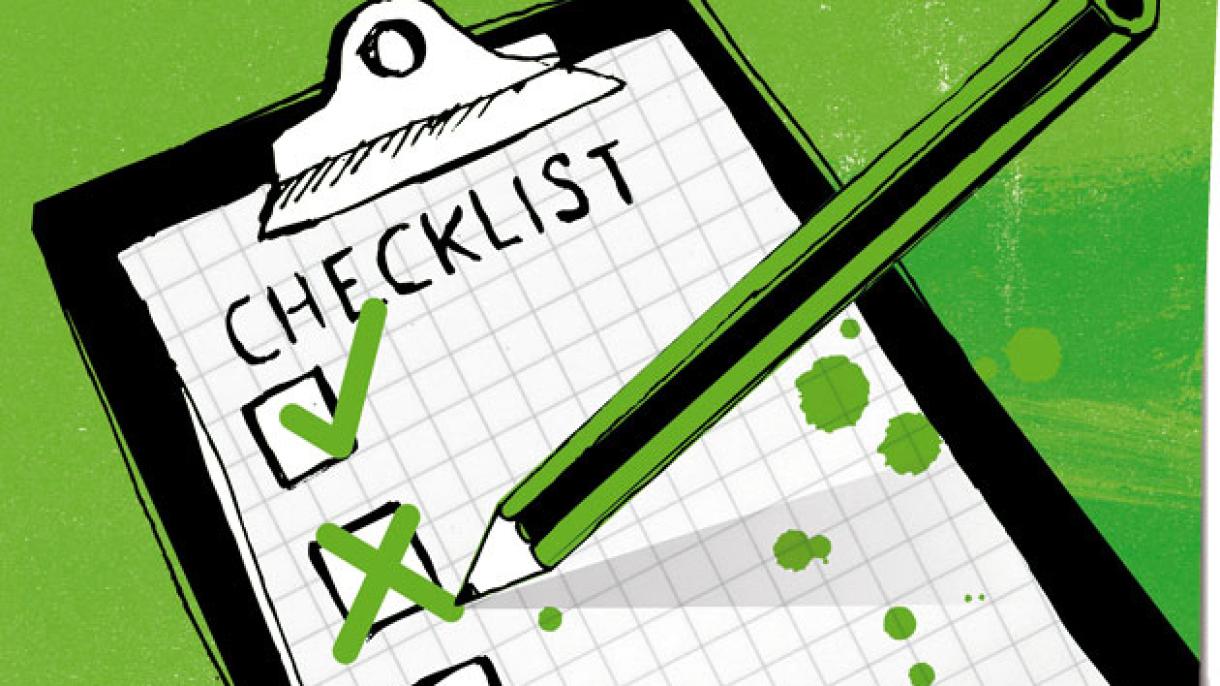 Bild von einer Checkliste