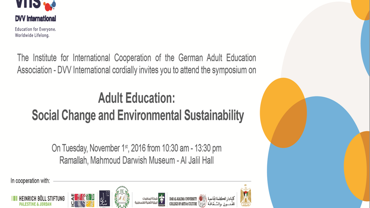 Symposium on Adult Education: Social Change and Environmental Sustainability