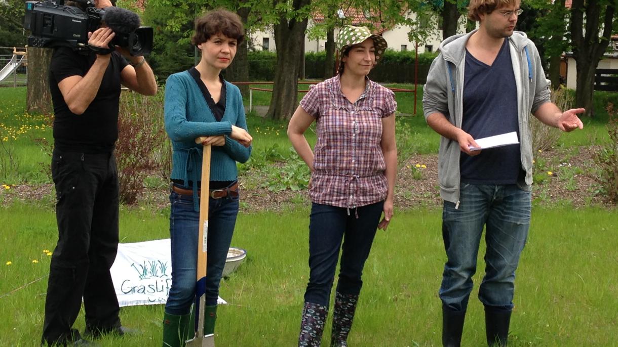 Grass Lifter in Aktion