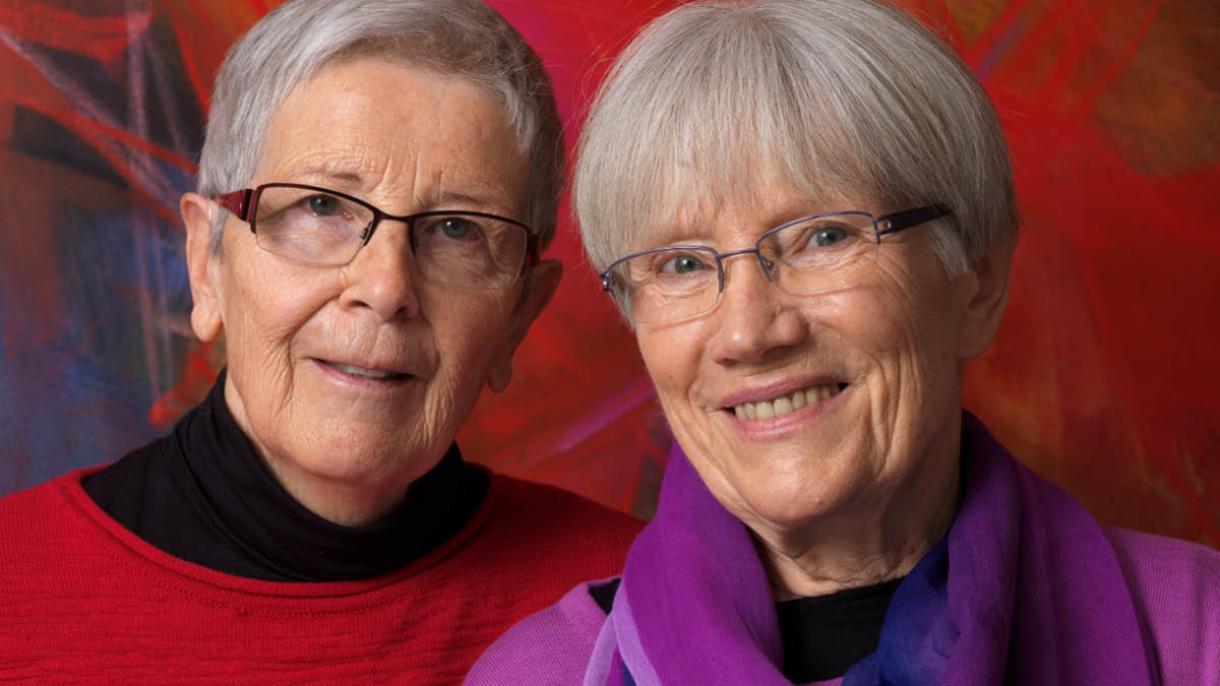 Karin Rüegg (78) & Eva Schweizer (75), Fotografin: Siggi Bucher