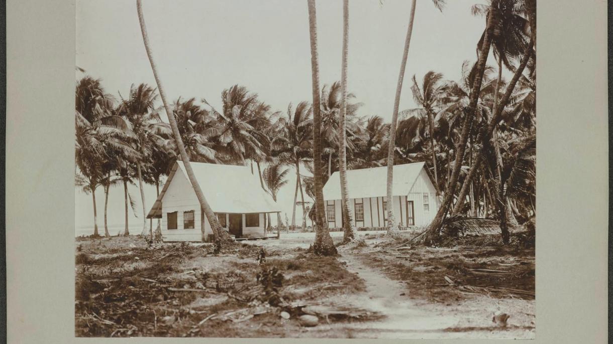 Emil Hütter (Lebensdaten unbekannt) „Europäersiedlung“, Jaluit, 1901–1904