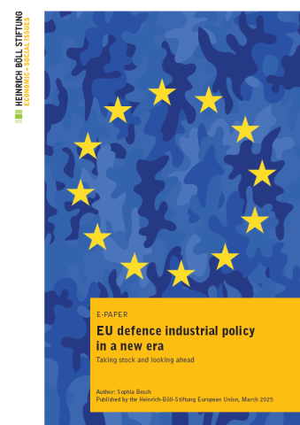 Cover: EU defence industrial policy in a new era